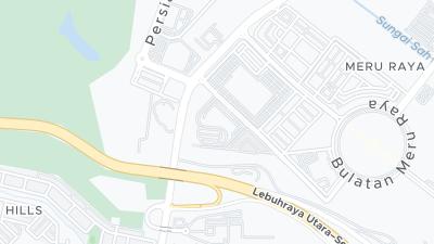 Mapa de localização do hotel