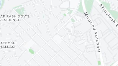 Hotel location map