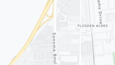 Kort over hotellets beliggenhed