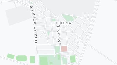 Kaart met de situering van het hotel