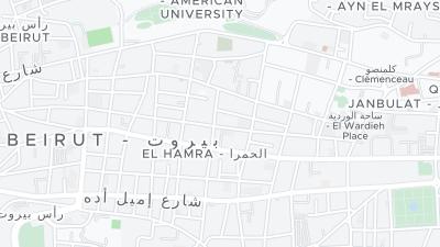 Hotel location map