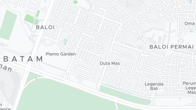 Hotel location map