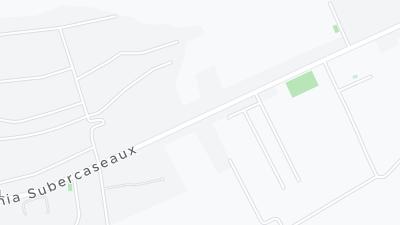 Kaart met de situering van het hotel