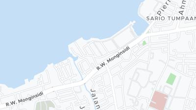 Mapa de localização do hotel