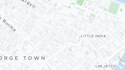 Mapa de localização do hotel