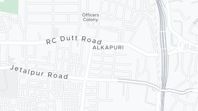 Hotel location map