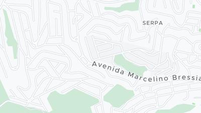 Kaart met de situering van het hotel