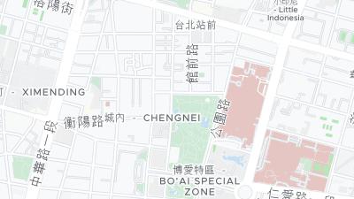 Kort over hotellets beliggenhed