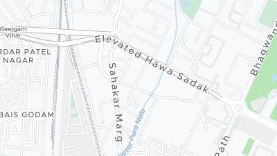 Mapa de localização do hotel