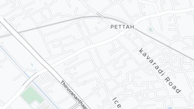 Mapa de localização do hotel