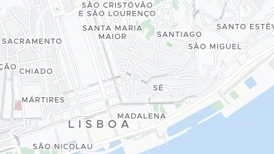 Kaart met de situering van het hotel