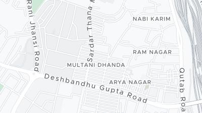 Hotel location map