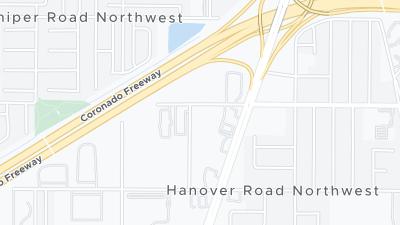 Hotel location map