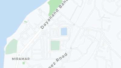 Mapa de localização do hotel