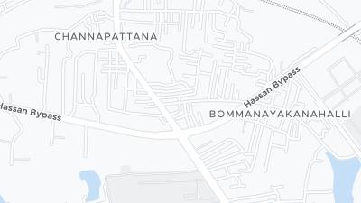 Hotel location map
