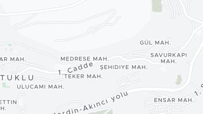Hotel location map