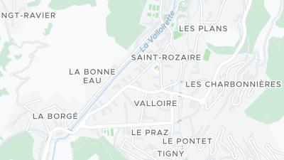 Hotel location map