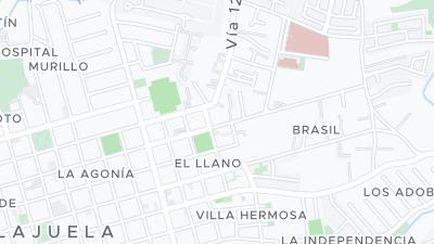 Hotel location map