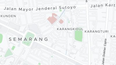 Mapa de localização do hotel