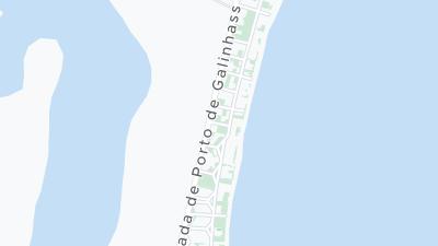 Kaart met de situering van het hotel