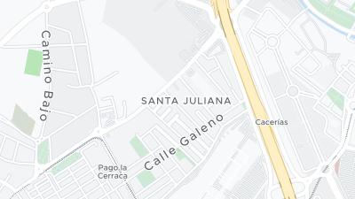 Plan de localisation de l'hôtel