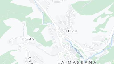 Hotel location map