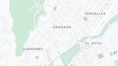 Kaart met de situering van het hotel