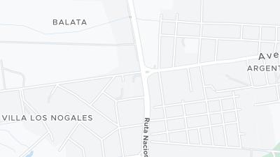 Kaart met de situering van het hotel