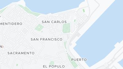 Mapa de localização do hotel