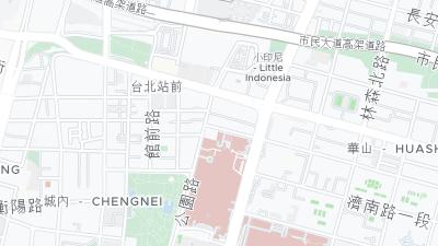 Hotel location map