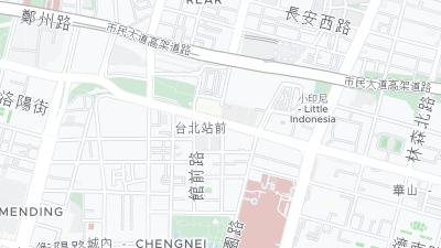 Hotel location map