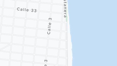 Kaart met de situering van het hotel