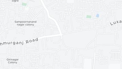 Mapa de localização do hotel