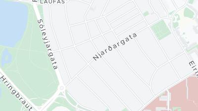 Kaart met de situering van het hotel