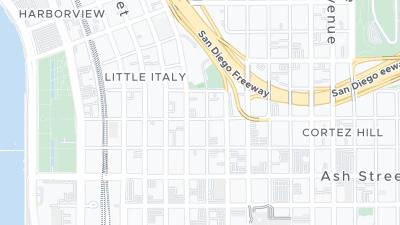 Hotel location map
