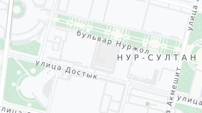 Hotel location map