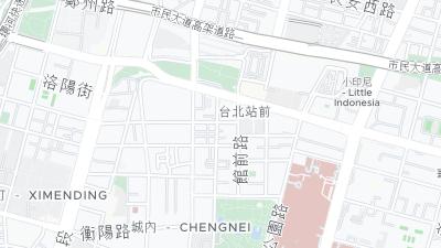 Hotel location map