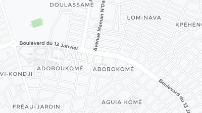 Hotel location map
