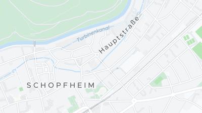 Mapa de localização do hotel