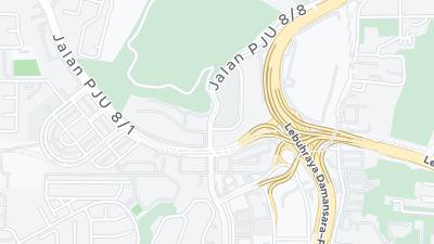 Hotel location map