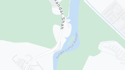 Mapa de localização do hotel