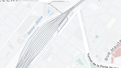 Kaart met de situering van het hotel