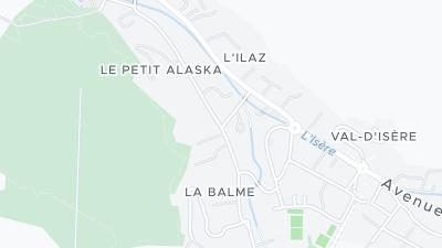 Kort over hotellets beliggenhed