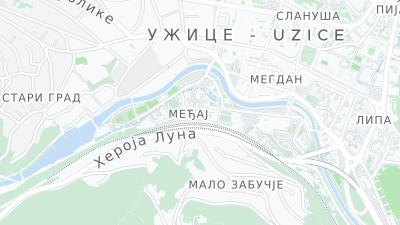 Mapa de localização do hotel