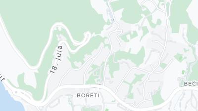 Hotel location map
