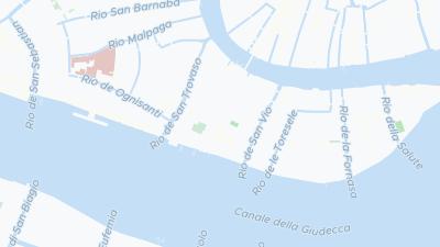 Kaart met de situering van het hotel