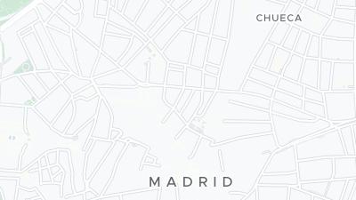 Kaart met de situering van het hotel