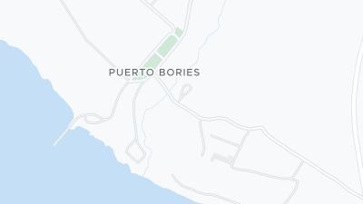 Kaart met de situering van het hotel