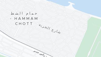 Hotel location map