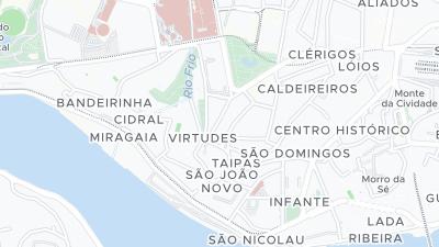 Mapa de localização do hotel